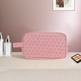 thumbnail image 5 of Bolsas de Maquillaje Rectangulares de Puntos de Moda 1 Pc Únicas para Viaje Grande Rojo Gris de Poliéster, 5 of 5