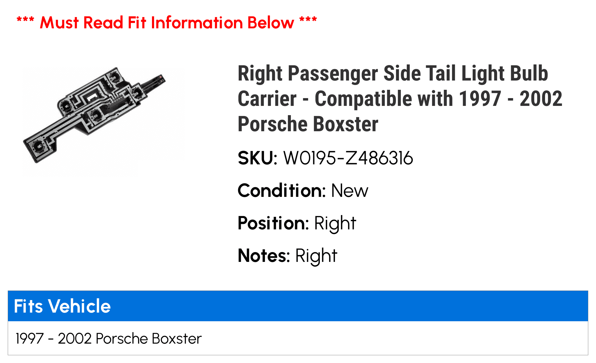 One New Genuine Tail Light Bulb Carrier 63218381244 for BMW 740i 740iL One New Genuine Tail Light Bulb Carrier 63218381244 for BMW 740i 740iL