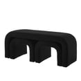 thumbnail image 5 of Set of 3 U-Shaped Modern Teddy Ottomans with 44 " and 18 " Sizes, Perfect for Entryway or Living Room Footrest, Stylish Extra Seating and Home Decor Accent, 5 of 7