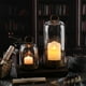 thumbnail image 5 of Portavelas de metal con cúpula de cristal para velas y plantas, 5 of 6