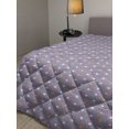 thumbnail image 2 of Umbrella Down Alternative Comforter, Colorful Abstract Modern Parasols Illustration on Plain Backdrop Print, Microfiber Quilt for All Season, 5 Sizes, Ivory and Multicolor, by Ambesonne, 2 of 3