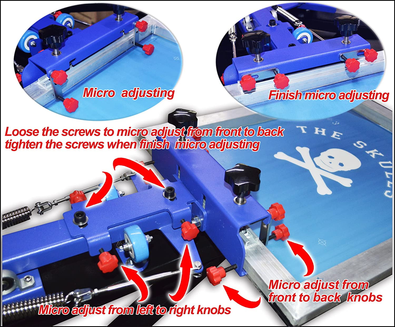 Buy INTBUYING Screen Printing Kit 6 Color 6 Station TShirt Micro