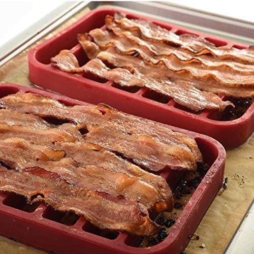 Red 299 Norpro Rectangle Silicone Roasting Rack