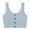 Blue, variant on Timegard Tank Top for Women Ribbed Button U Neck Sleeveless Crop Top Casual Comfy Tee Camis Fashion