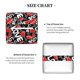 thumbnail image 5 of Balery Graffiti Valentine Day Porta Pañuelos de Cuero con Estampado – Funda Moderna Cuadrada para Caja de Pañuelos, Dispensador 5x5x5'', 5 of 7