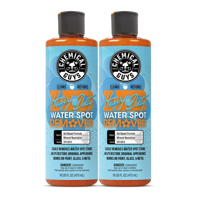 Limpiador de manchas de agua Chemical Guys, 473 ml, paquete de 2