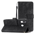 thumbnail image 1 of Compatible with Samsung Galaxy A40 Embossed Butterfly Case with Wallet and Kickstand Cover, 1 of 5