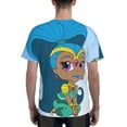 thumbnail image 6 of Shimmer And Shine Men's T Shirt 3D Graphic Hip Hop Unisex Tees Tops Casual Stylish Crew Neck Short Sleeve, 6 of 8