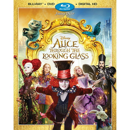 Alice Through the Looking Glass (Blu-ray + DVD + Digital (Best Way To Drill Through Glass)
