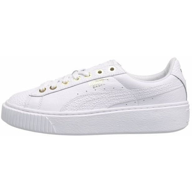 puma basket white gold