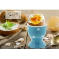 thumbnail image 4 of Servette Home Egg Cup Polka Dot Soft Boiled Egg Holder - Set of 2 (Blue), 4 of 6