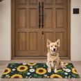 thumbnail image 4 of DarkBlue Sunflower Bee Pattern Door Rugs,Washable Non Slip Door Mats Indoor,Decorative Door Mats,Entry Mat Indoor for Entrance,Bedroom,Kitchen,Bathroom,16"x47", 4 of 6
