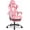 Pink(PU), variant on GTPLAYER Ergonomic Gaming Chair with Footrest and Lumber Support for Adults, Red