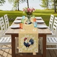 thumbnail image 4 of Table Runners 72 Inches Long Dress Scarves, Spring Floral Rooster Farmhouse Kitchen/Dining Table Runner, Coffee Tablerunners, Farmhouse Flowers Elegant Botanical 18x72 Inch, 4 of 9