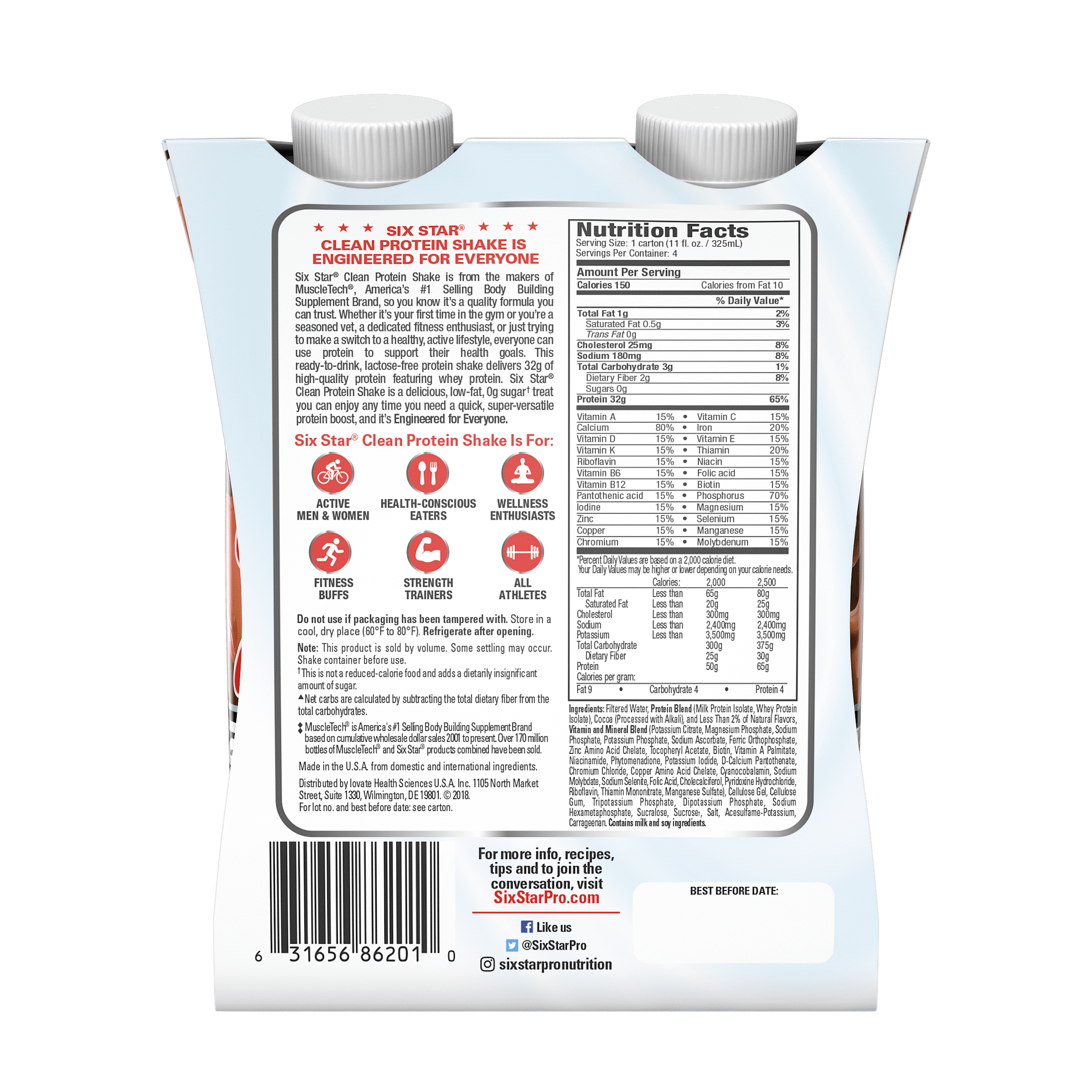 CleanShake Ultra-Premium Protein Shake. Clean Protein Powder Shake with 21  Organic Ingredients, 23 Vitamins and Minerals, and Non-GMO and rGBH-Free