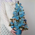 thumbnail image 4 of 12 Pcs 16.2 Inch Artificial Christmas Picks for Christmas Tree Glitters Christmas Picks Sprays with Flowers Berry Leaves Christmas Glitter Berries Stems for Xmas Tree Ornaments (Blue), 4 of 6