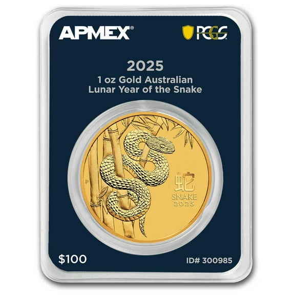 2025 AUS 1 oz Gold Lunar Year of the Snake (MD® Premier PCGS)
