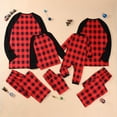 thumbnail image 4 of GYRATEDREAM Christmas Family Pajamas Matching Sets,Deer Classic Plaid Xmas Clothes Soft Outfit Sleepwear Jammies Homewear Pjs for XL Dad, 4 of 11