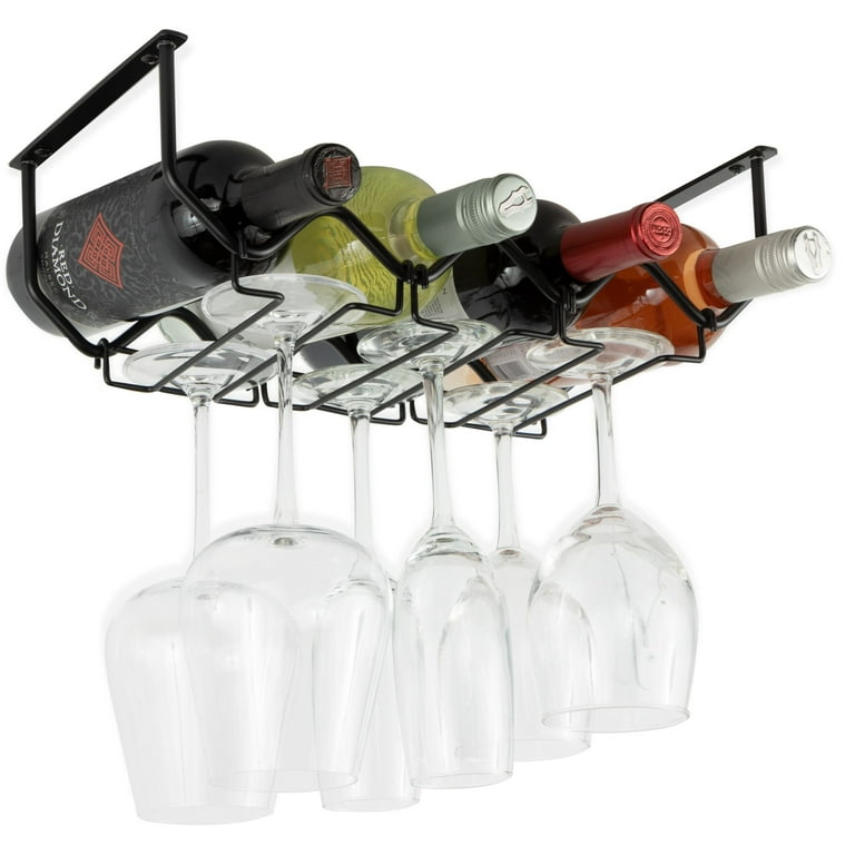 Chrome wine best sale bottle holder