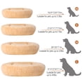 thumbnail image 4 of Sennaux Rectangle Plush Pet Bed Calming Bed for Dogs Cats Kennel Cuddler Crate Cushion Mat Washable, 4 of 7