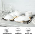 thumbnail image 7 of Dish Drying Mat Microfiber Kitchen Pad Large Counter Absorbent Dish Mats Drainer Rack 18"x24" Elegant Beige Floral, 7 of 7