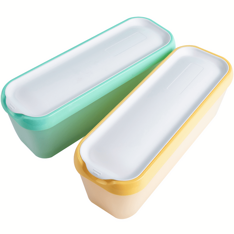 Zulay Kitchen Ice Cream Containers 2 Pack, 1 Quart- Green, 2 - Kroger