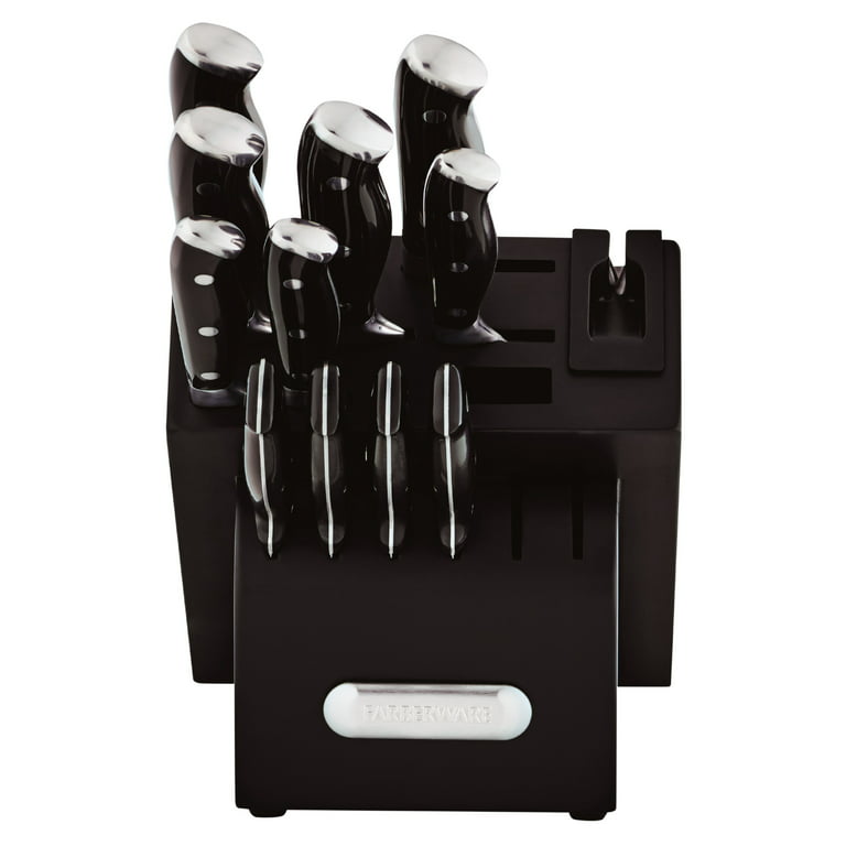 Stylish design Farberware® Edgekeeper 15-pc. Knife Block Set With
