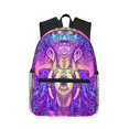 thumbnail image 2 of Goofa Elephant in Tribal Style Print Casual Backpack for Women Men,Waterproof High School Bookbag,Lightweight Travel Daypack,Classic College Backpack,Laptob Backpack, 2 of 6