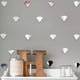 thumbnail image 1 of Cree un dormitorio elegante y una sala de estar con pegatinas de pared de diamantes plateados brillantes, 1 of 2