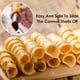 thumbnail image 4 of Tubo de cannoli, molde de cannoli de acero inoxidable antiadherente, molde de repostería danesa, base de croissant, cannoli, 4 of 5
