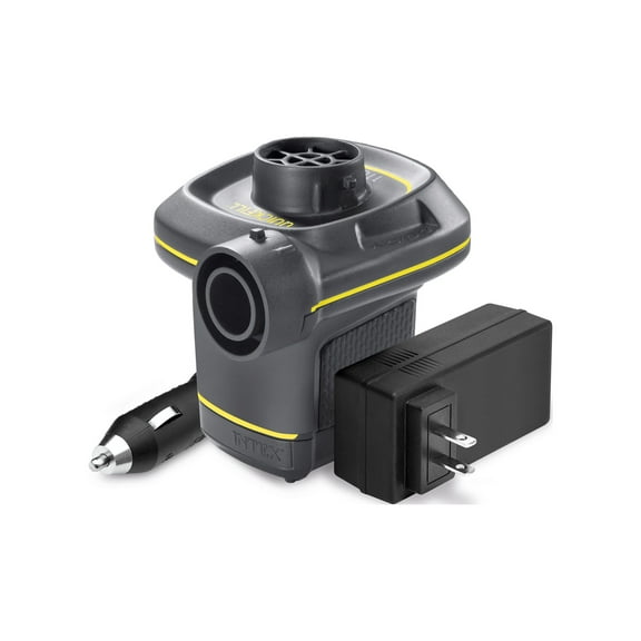 Intex Quick-Fill, Black 12V 0.5 PSI 5A Air Pump, 3 gal