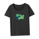 thumbnail image 4 of Camiseta para mujer con cuello redondo, camiseta básica para mujer para vacaciones, regalo del día de San Valentín M, 4 of 7