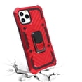 thumbnail image 5 of Apple iPhone 12 Pro Max /6.7" Phone Case with Impact Resistant Metal Ring Kickstand Magnetic Support Armor Hybrid Heavy Duty Rugged Hard TPU Shockproof Ring Cases Red Cover for iPhone 12 PRO MAX, 5 of 8