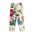 thumbnail image 4 of Bingfone Pajamas For Women,Bird Butterfly Rose Pajama Pants With Pockets-X-Large, 4 of 9