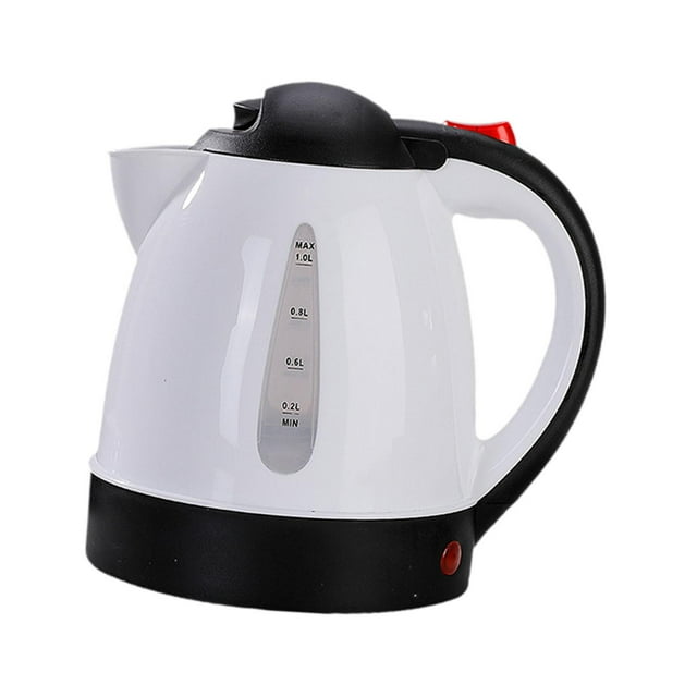 Elodie Car Electric Kettle 1L Heating Bottle for Self Driving Tours Car Outdoor White