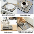 thumbnail image 4 of Cute Cat Coffee Maker Mat - Absorbent Cat Lover's Drying Mat for Coffee Station with Non-Slip Rubber Base, 15.7 x 23.6 Inch, 4 of 7