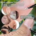 thumbnail image 4 of UBSWF-Cuticle Scissors Extra Fine Curved Blade,Precise Stainless Steel Professional Grooming Manicure Scissors for Nail, Eyebrow, Eyelash, Dry Skin, 4 of 4
