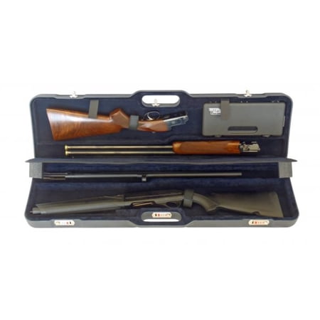Negrini UNICASE Two Shotgun Travel Case Navy/Navy L37.75in x H10.6in x D4.9in