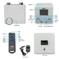 thumbnail image 5 of ahiya Radios Digital Wireless Internet Radio iHeartMedia Wifi Stereo Smart Speaker Timer Favorites Playlist Setup Up To 250 Stations Financial Info DC IN Button APP Control For Home Kitchen White, 5 of 8