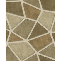 Decorline Coty Brass Geometric Patchwork Wallpaper