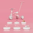 thumbnail image 6 of XJD 7 in 1 Toddler Tricycle with Push Handle,Toddler Bike for 1-3 Years Old Boy Girl, Toddler Push Tricycle, Baby Bike Balance Bike with Adjustable Seat Height and Removable Pedal, 6 of 11