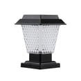 thumbnail image 2 of Poste De Luces Led Solares Ip65, Resistente Al Agua, Para Jardín, Exterior, Lámpara De Tapa De Poste, Luces De Poste De Encendido/Apagado Automático Para Postes De Madera, Valla De Cubierta Sweethay HA036224-00, 2 of 6