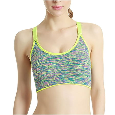 Summer Savings Clearance!Iyufng Sports Bras for Women Push up Bra Shock-proof Quick-drying Yoga Bras Underwear for Women Training Running Fitness Lingerie Bras for Women Plus Size