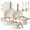 Taupe, variant on Carote 16Pcs Ceramic Cookware Sets, Nonstick Pots and Pans Set W/ Detachable Handle, Oven & Dishwasher Safe, Dark Green