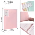 thumbnail image 2 of A4 presentation folder with transparent pockets 30 pocket folders 4 pieces, 2 of 5