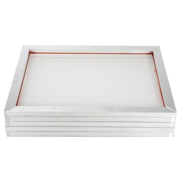 Techtonda 4Pcs 10.5x15 Inches Mesh Screen Aluminum Frame Stretched Screen Printing Mesh Frame