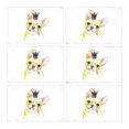 thumbnail image 2 of MKHERT French Bulldog Watercolor Puppy Dog Fashion Print Placemats Table Mats for Dining Room Kitchen Table Decoration 12x18 inch,Set of 6, 2 of 4