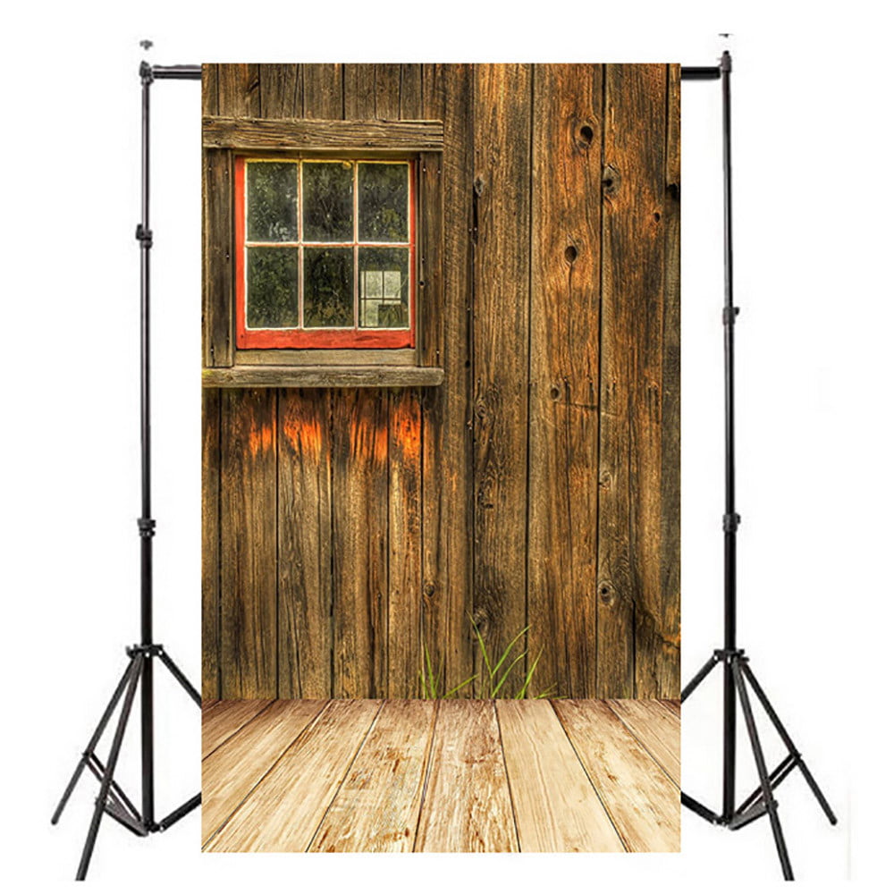 3X4FT-Wood Wall Floor Photography Backdrops Vinyl Photo Studio Background