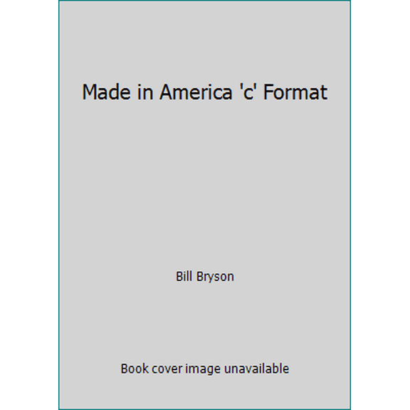 Pre-Owned Made in America 'c' Format (Hardcover) 0436202786 9780436202780