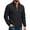 Black, variant on Men’s Outdoor Warm Full Zip Jackets Camping Hiking Daily Casual Stand Collar Long Sleeve Outerwear Tops Yellow XS